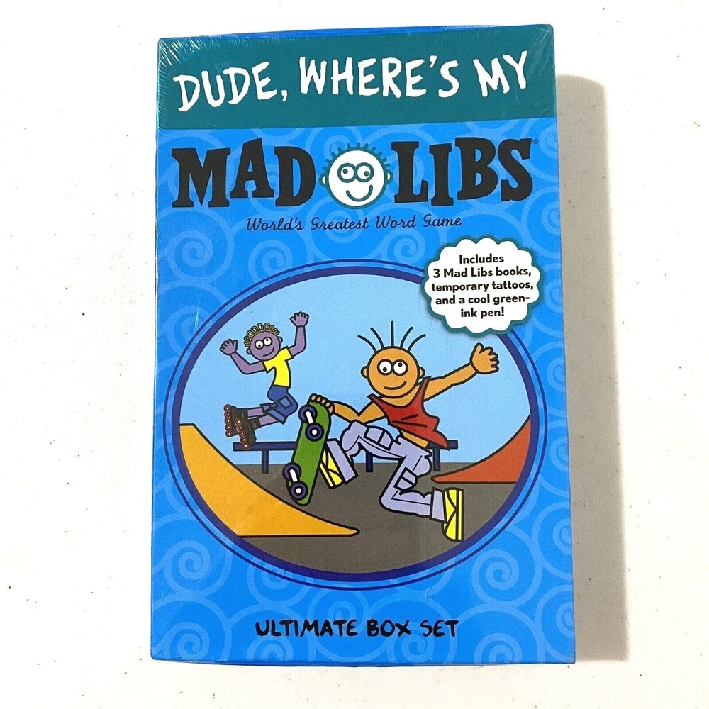 Dude Where's My Mad Libs Ultimate Box Set World's Greatest Word Game 2010‎